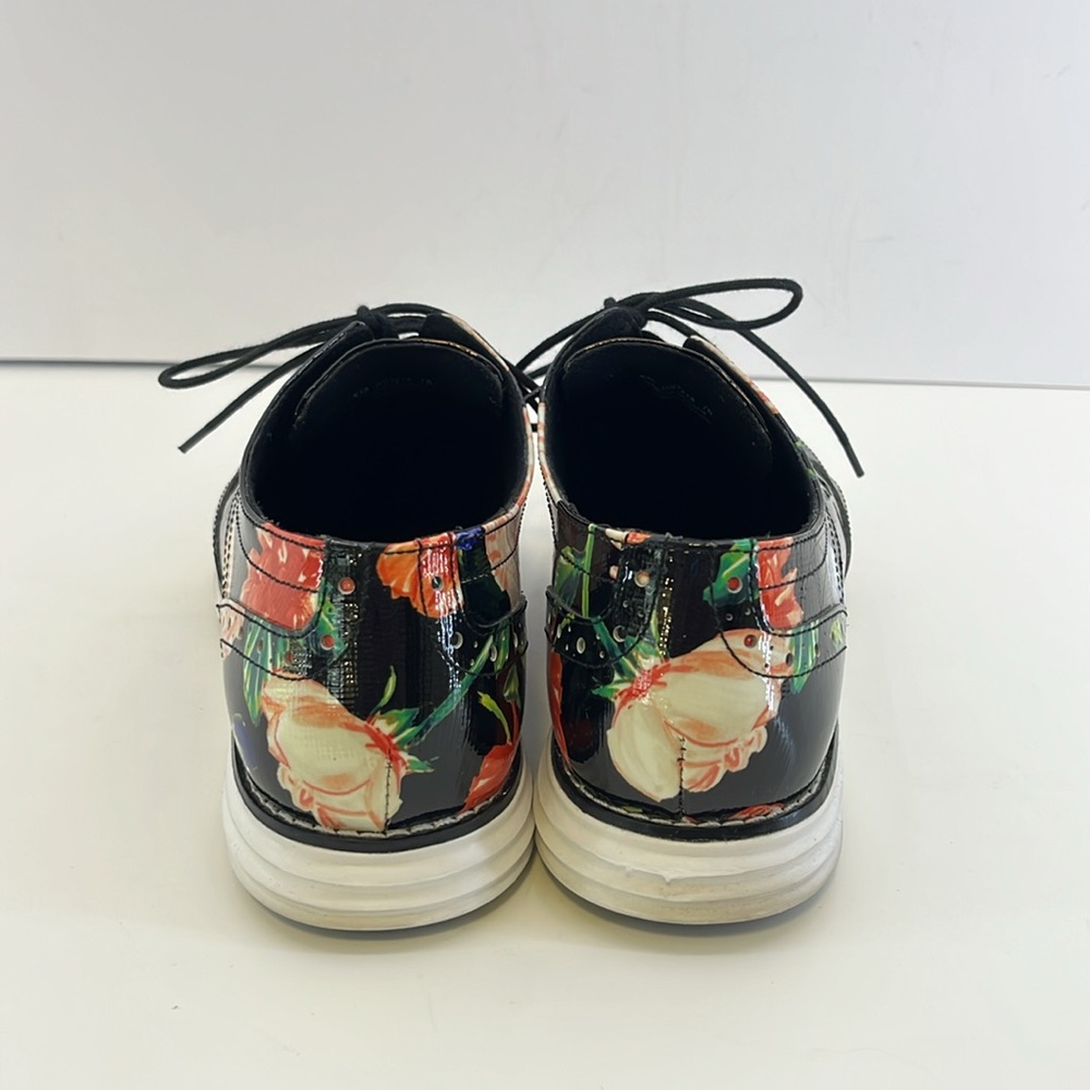 Cole Haan Original Grand w/ Tip Floral Print Lace-Up Oxford Shoes Women’s size 7 - Picture 4 of 16